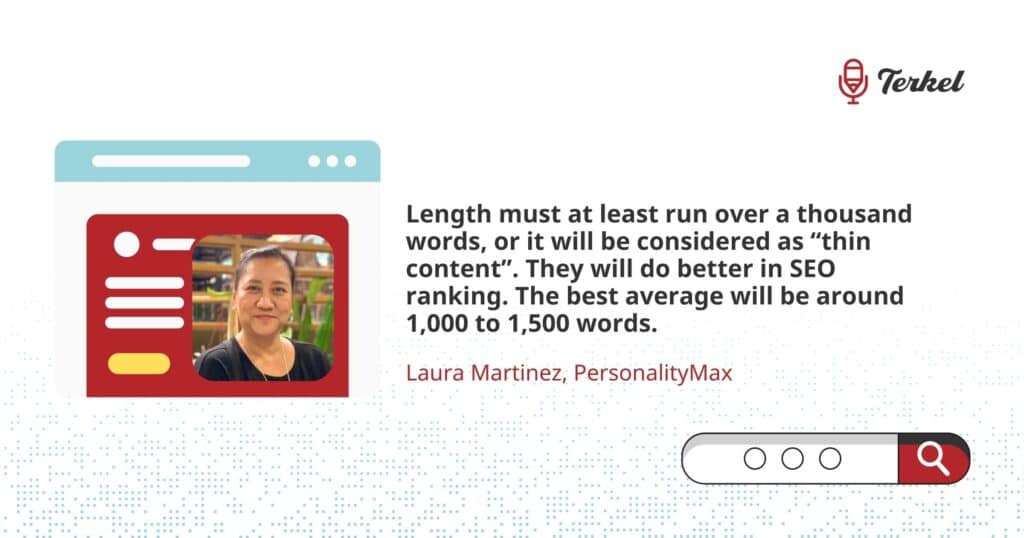 laura martinez over 1000 words for seo