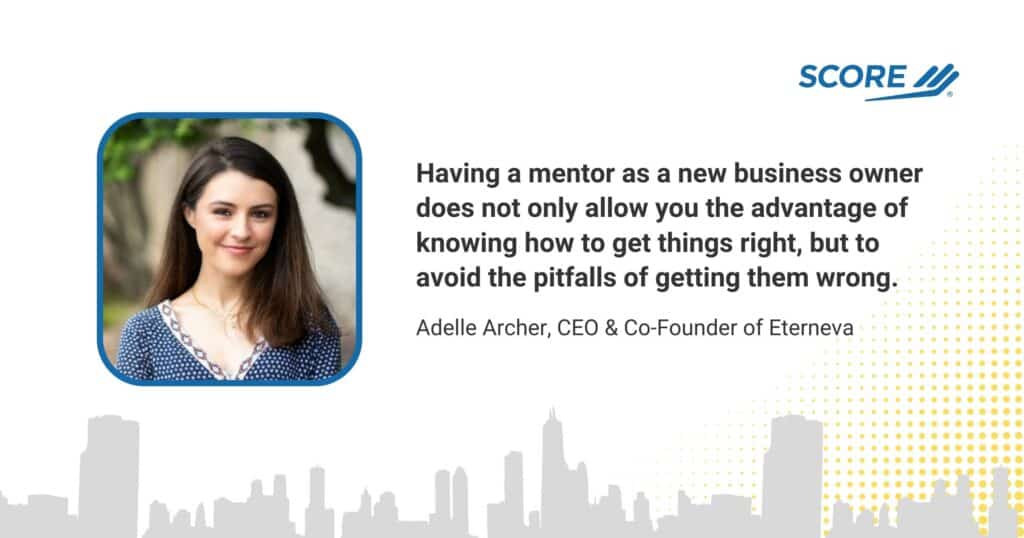 Adelle Archer why business mentors are important