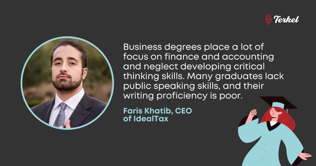 Faris Khatib business degree