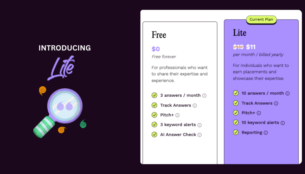 Featured Lite Plan