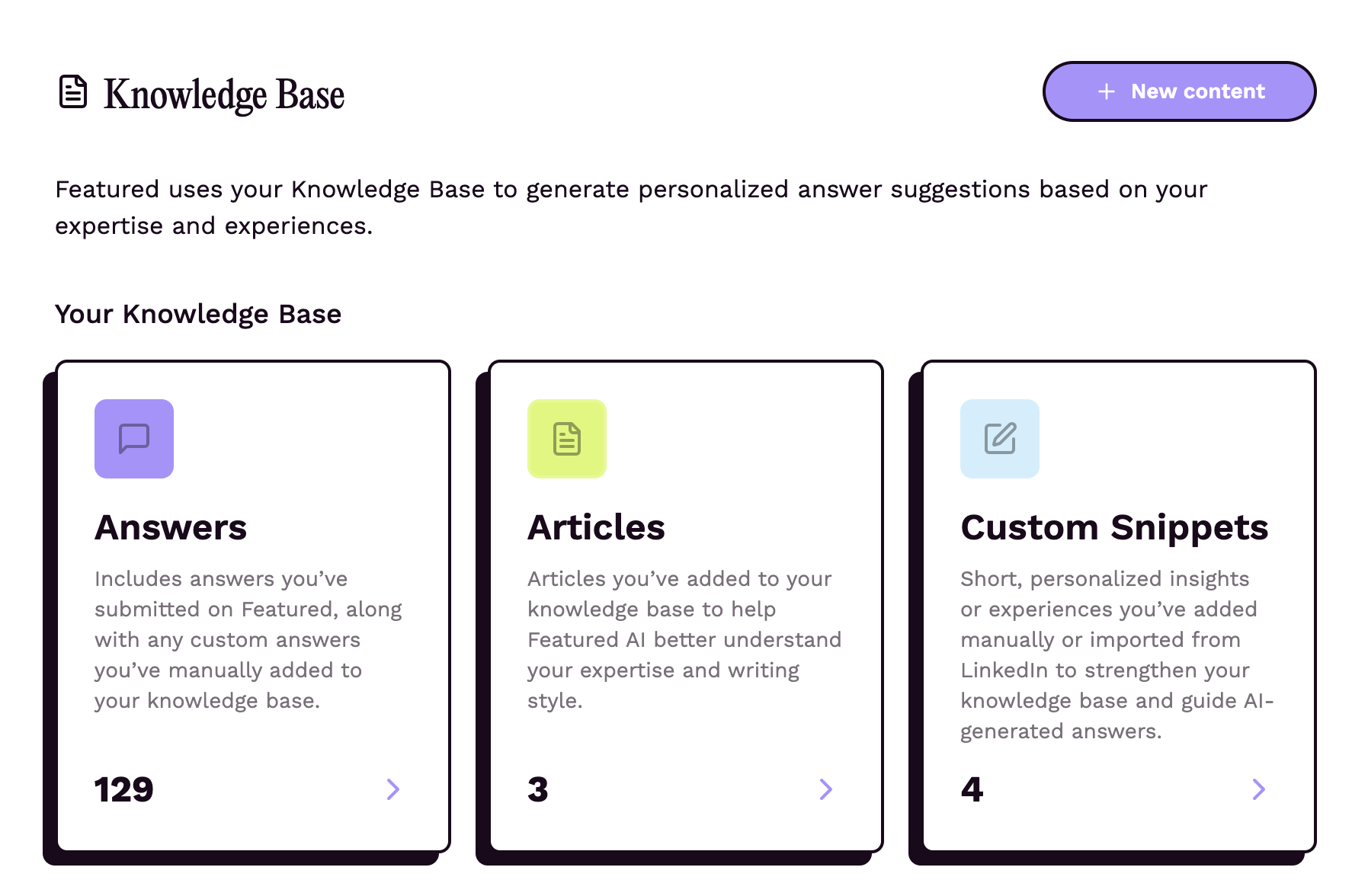 Featured AI Knowledge Base