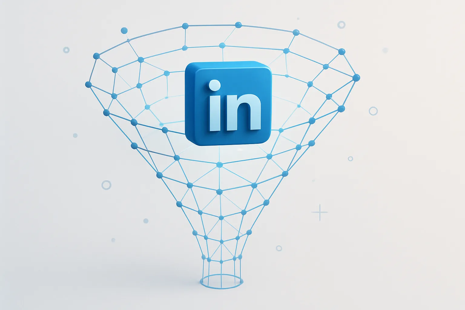 How do you use LinkedIn to nurture relationships with potential customers?