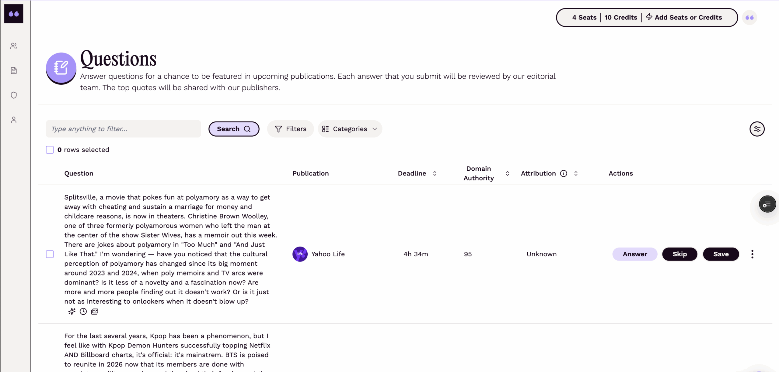 Featured.com Questions